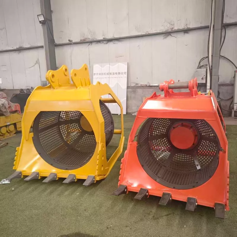 Hydraulic Driven Rotary Screening Bucket