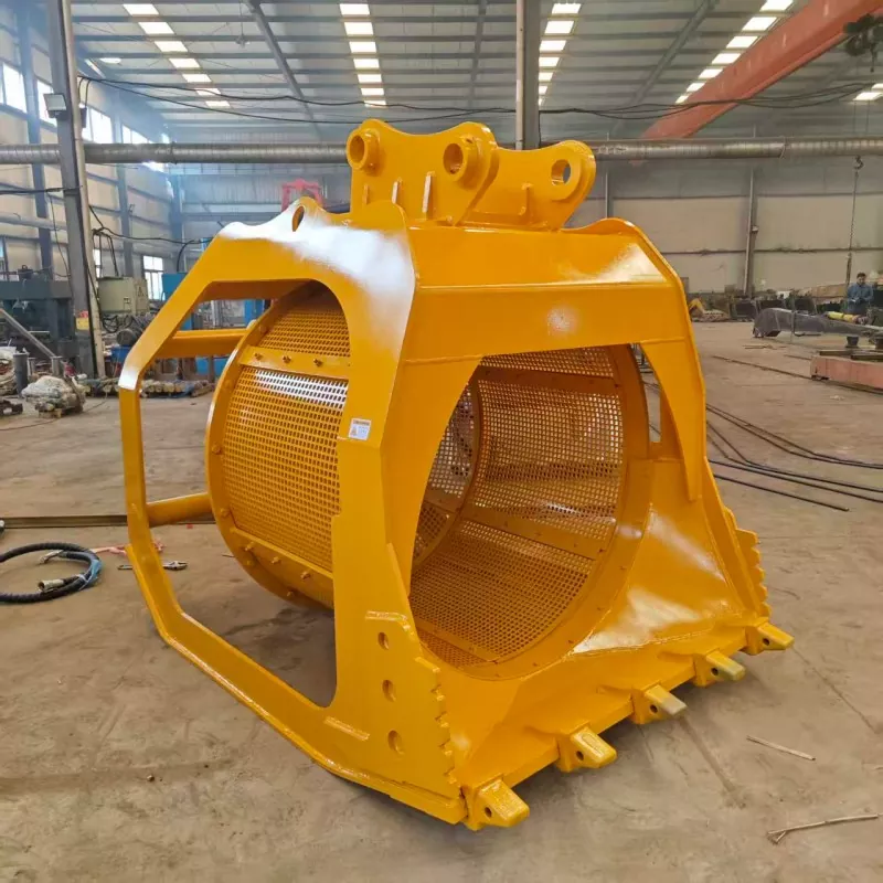 Hydraulic Rotary Screening Bucket for PC 240 Excavator