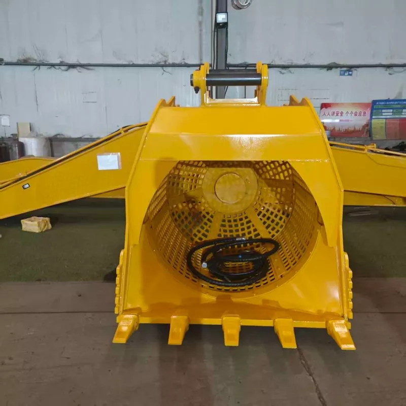 Multifunctional Rotary Screening Bucket for CAT 336
