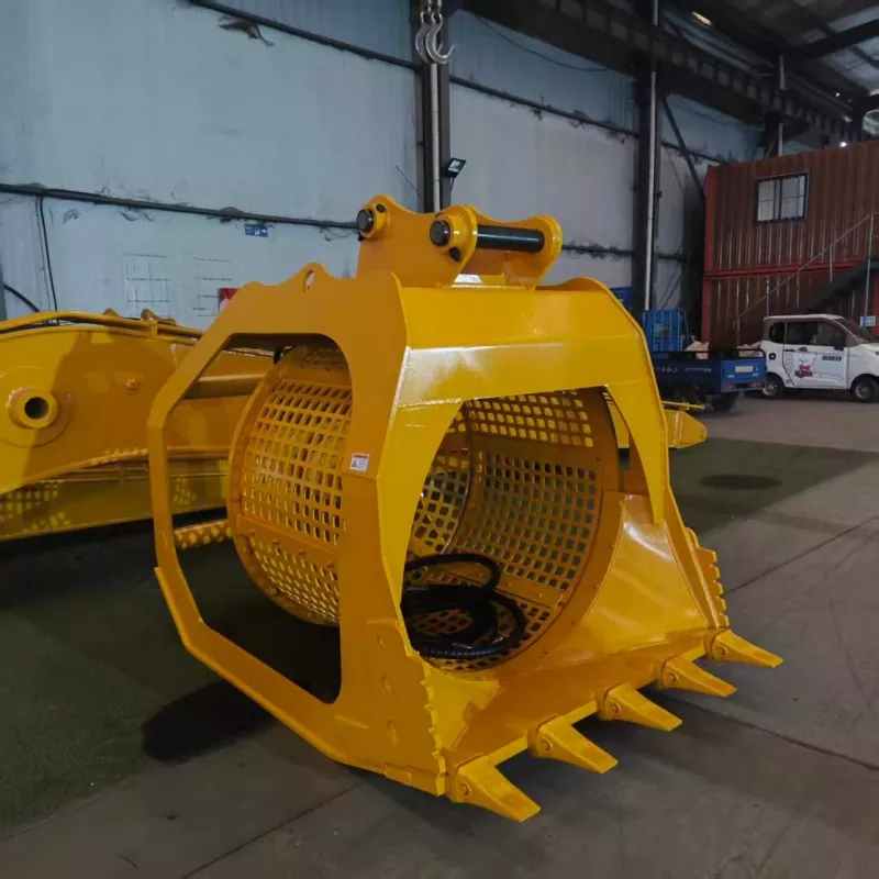 Multifunctional Rotary Screening Bucket for CAT 336