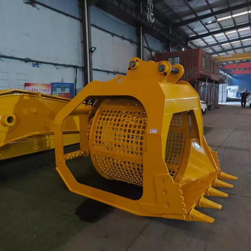 Multifunctional Rotary Screening Bucket for CAT 336