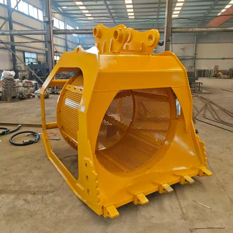 Rotary Screening Bucket for Case 210 Excavator