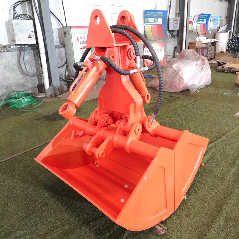 Double Cylinder Clamshell Bucket for Excavators