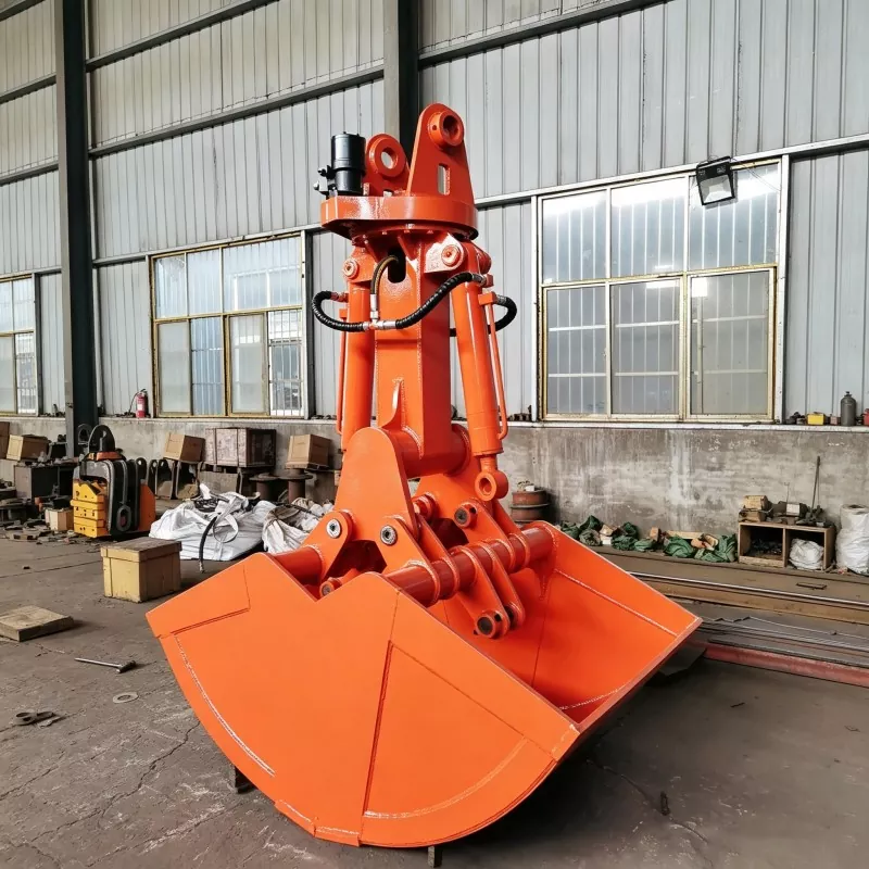 Double Cylinder Clamshell Bucket for Excavators