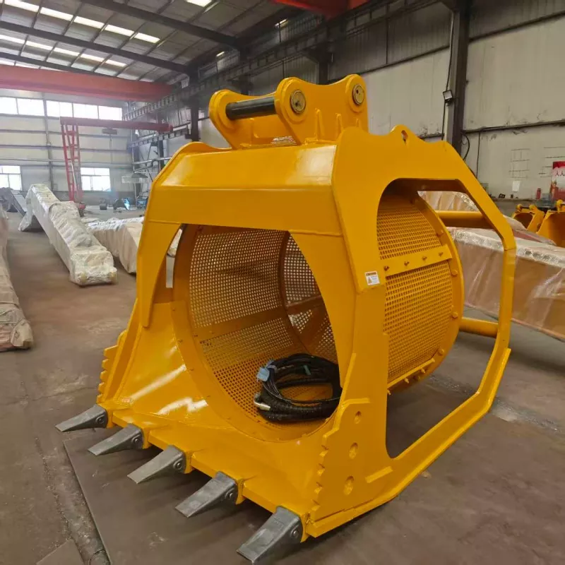 Rotary Screening Bucket for Dredging and Construction